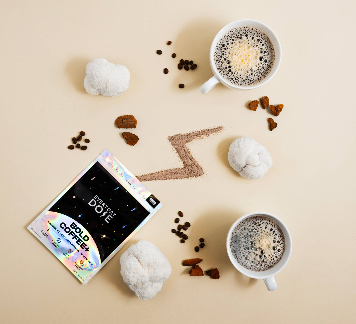 The Everyday Dose Mushroom Bold Coffee+: Focus & Energy