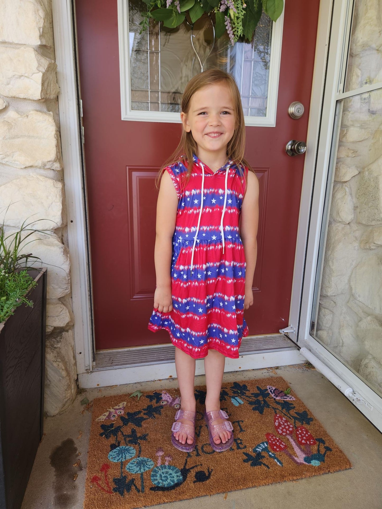 Star Hooded Dress
