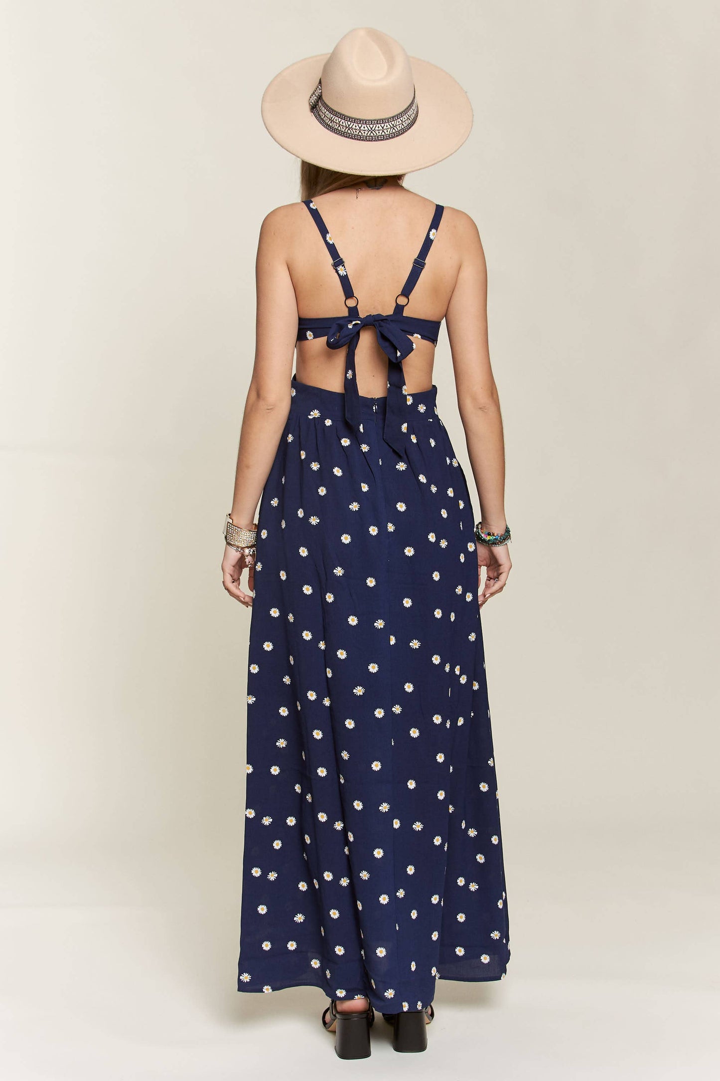 TIE BACK DAISY SUNDRESS