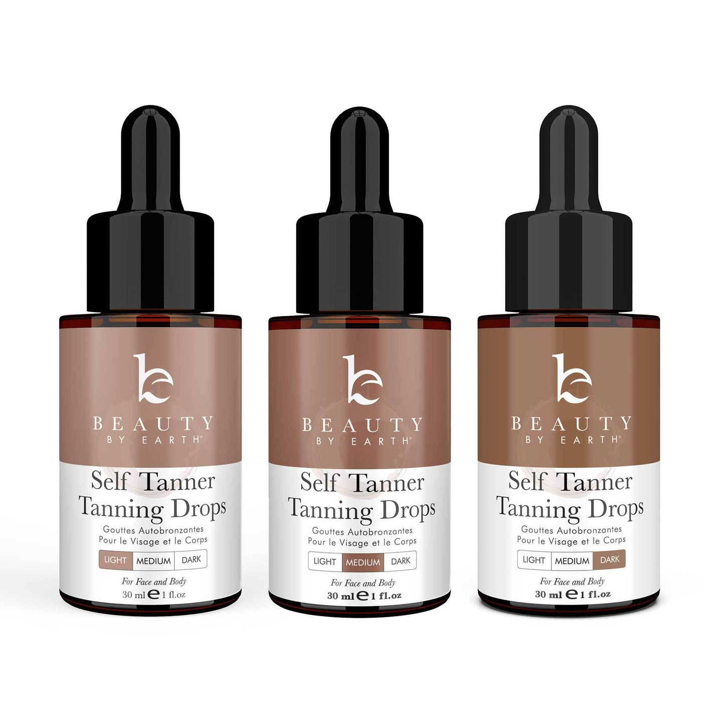 Self Tanner Drops 1oz (3 Shades): Medium