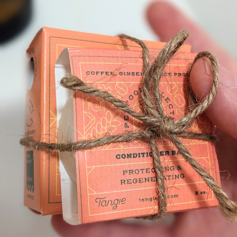 Protecting & Regenerating Shampoo Bar by Tangie. zero waste. USA