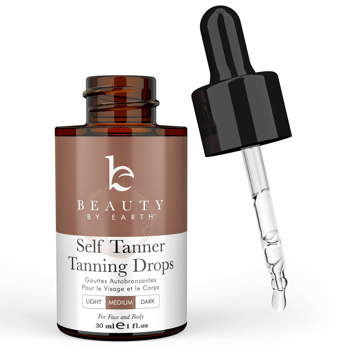 Self Tanner Drops 1oz (3 Shades): Medium