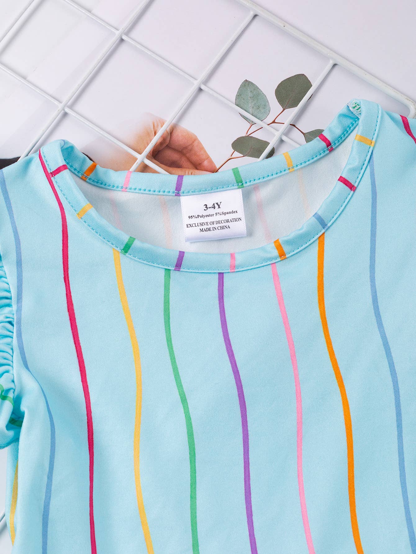 Colorful Crayon Twirl Dress