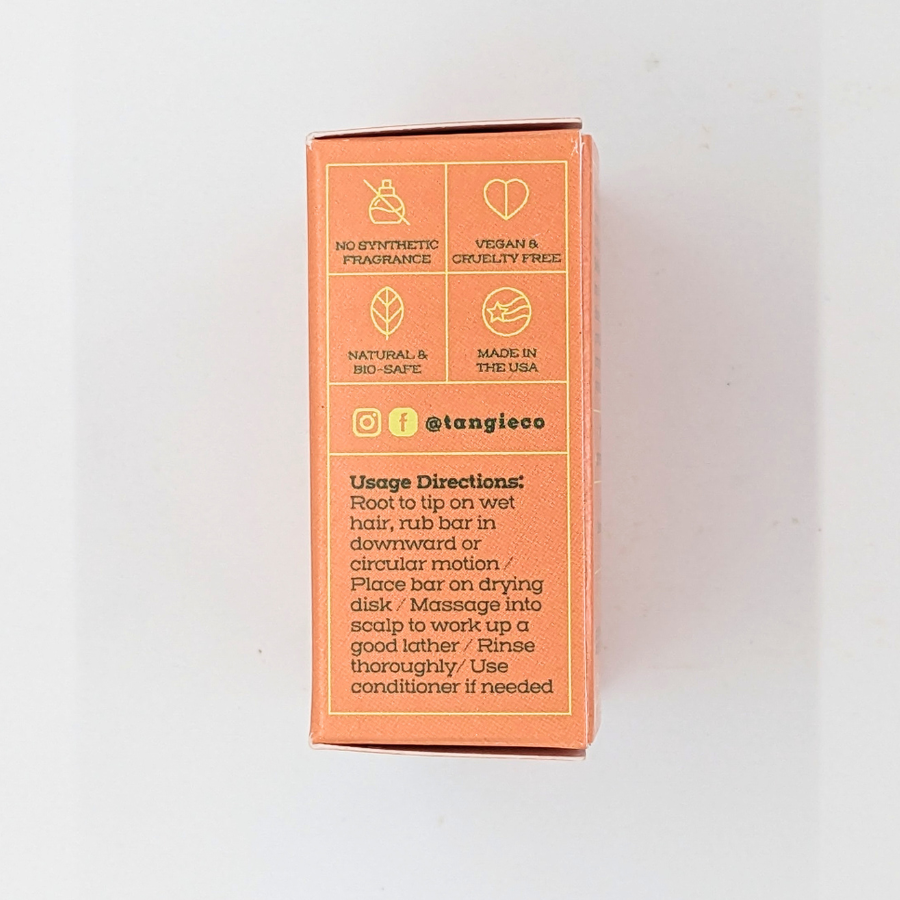 Protecting & Regenerating Shampoo Bar by Tangie. zero waste. USA