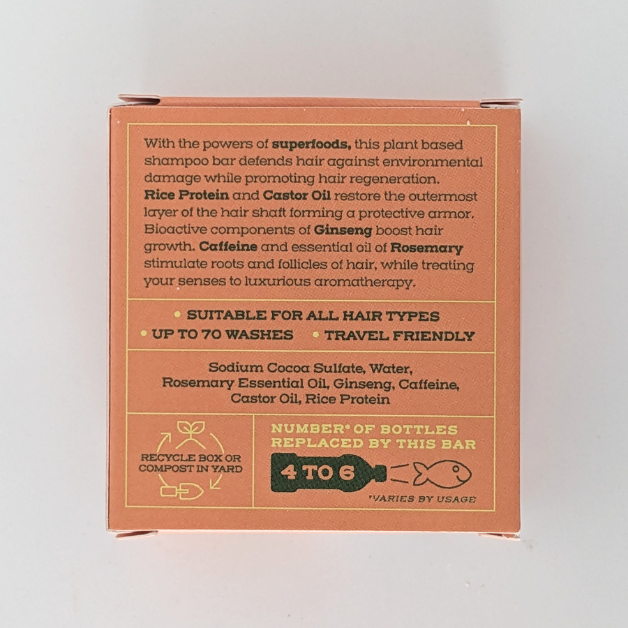 Protecting & Regenerating Shampoo Bar by Tangie. zero waste. USA