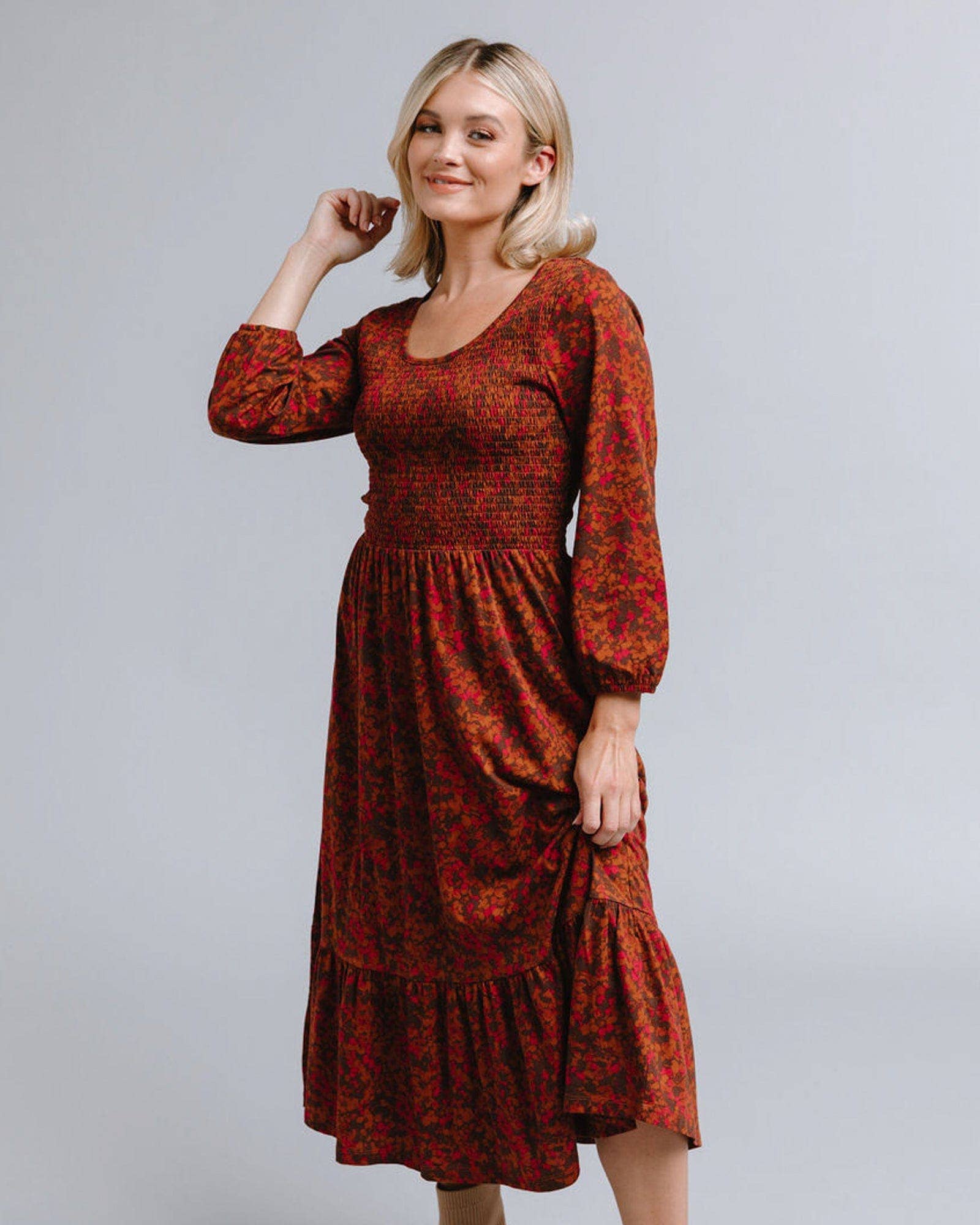Sierra Smocked Dress AKB Boutique Sierra Smocked Dress AKB Boutique
