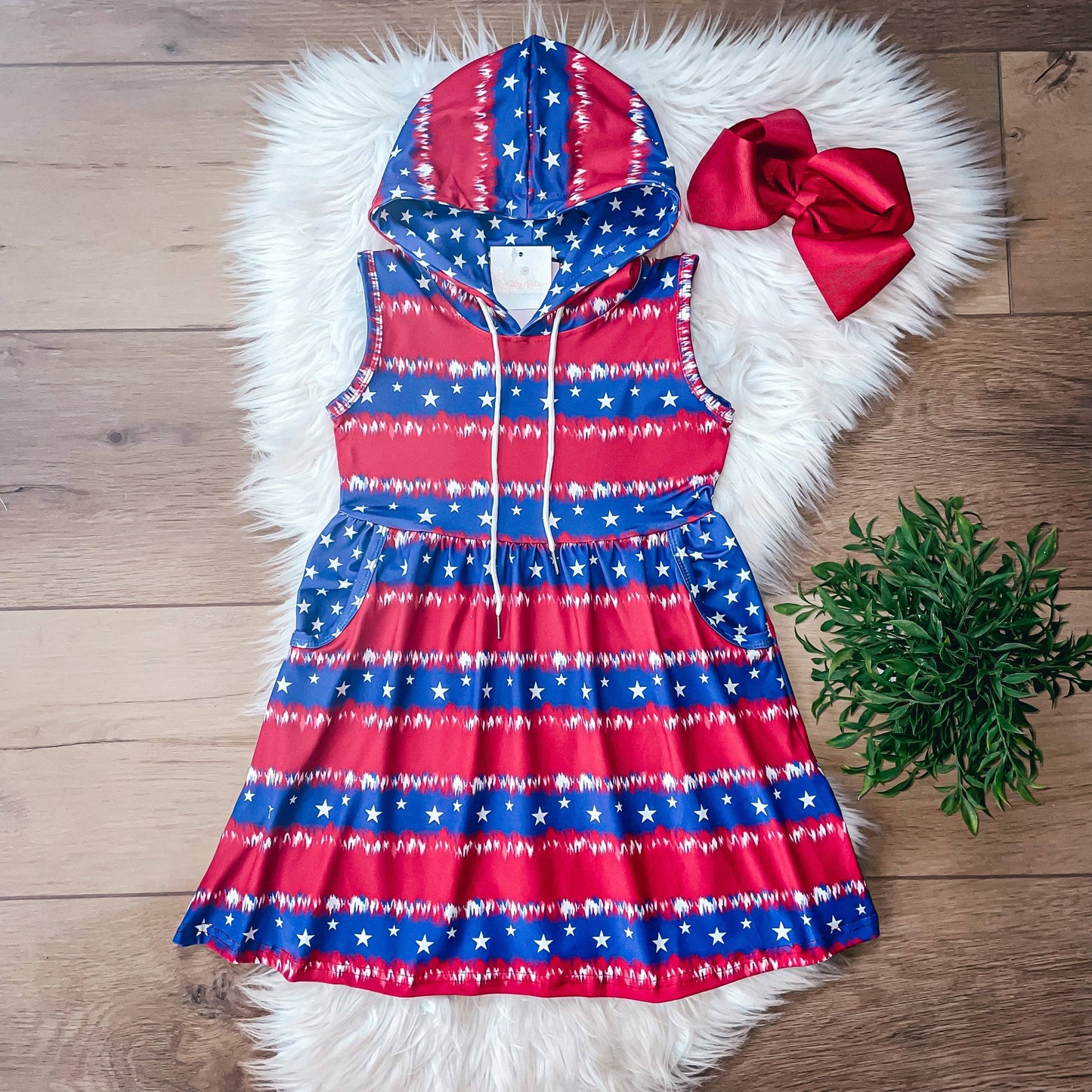 Star Hooded Dress