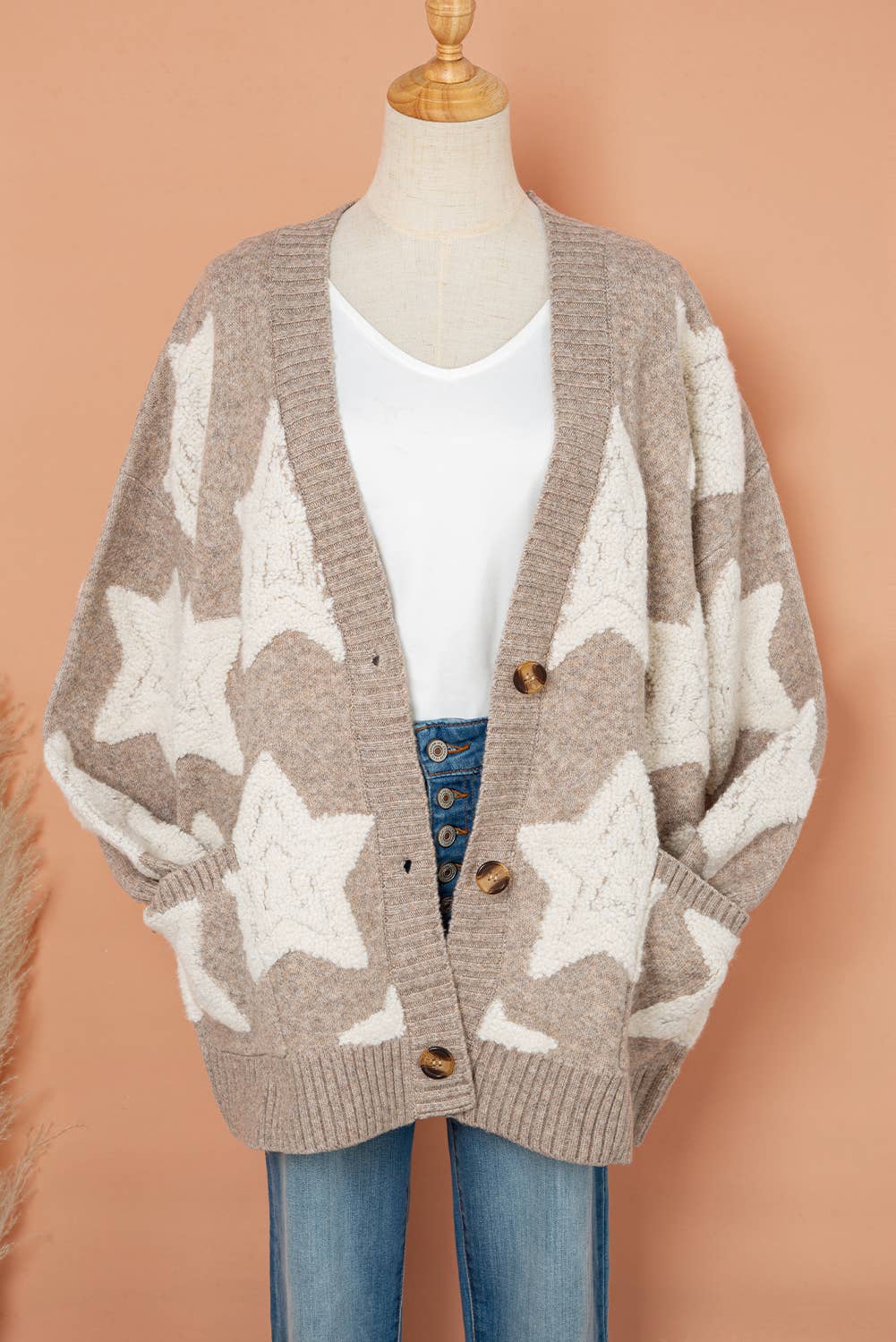 Star Knit Cardigan