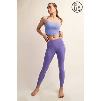 Butter Basic Leggings in Lavender