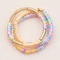 Colorful Heishi Bead Stretch Bracelets