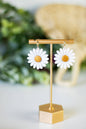 White Sunflower Dangles