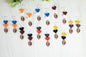 Football Team Dangles Black/Red
