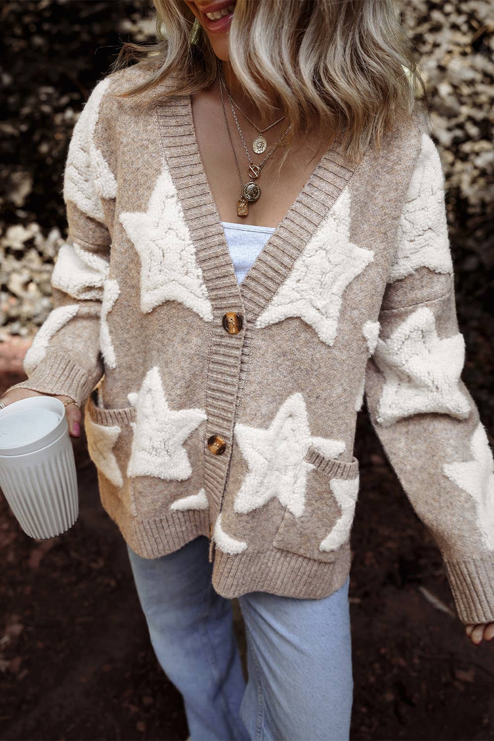 Star Knit Cardigan