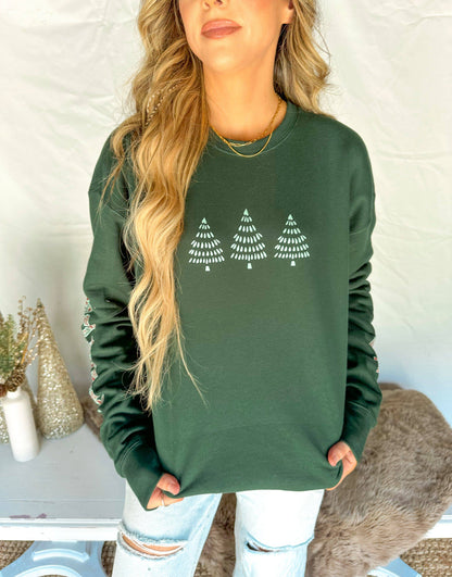 Merry Christmas Plaid Sweashirt