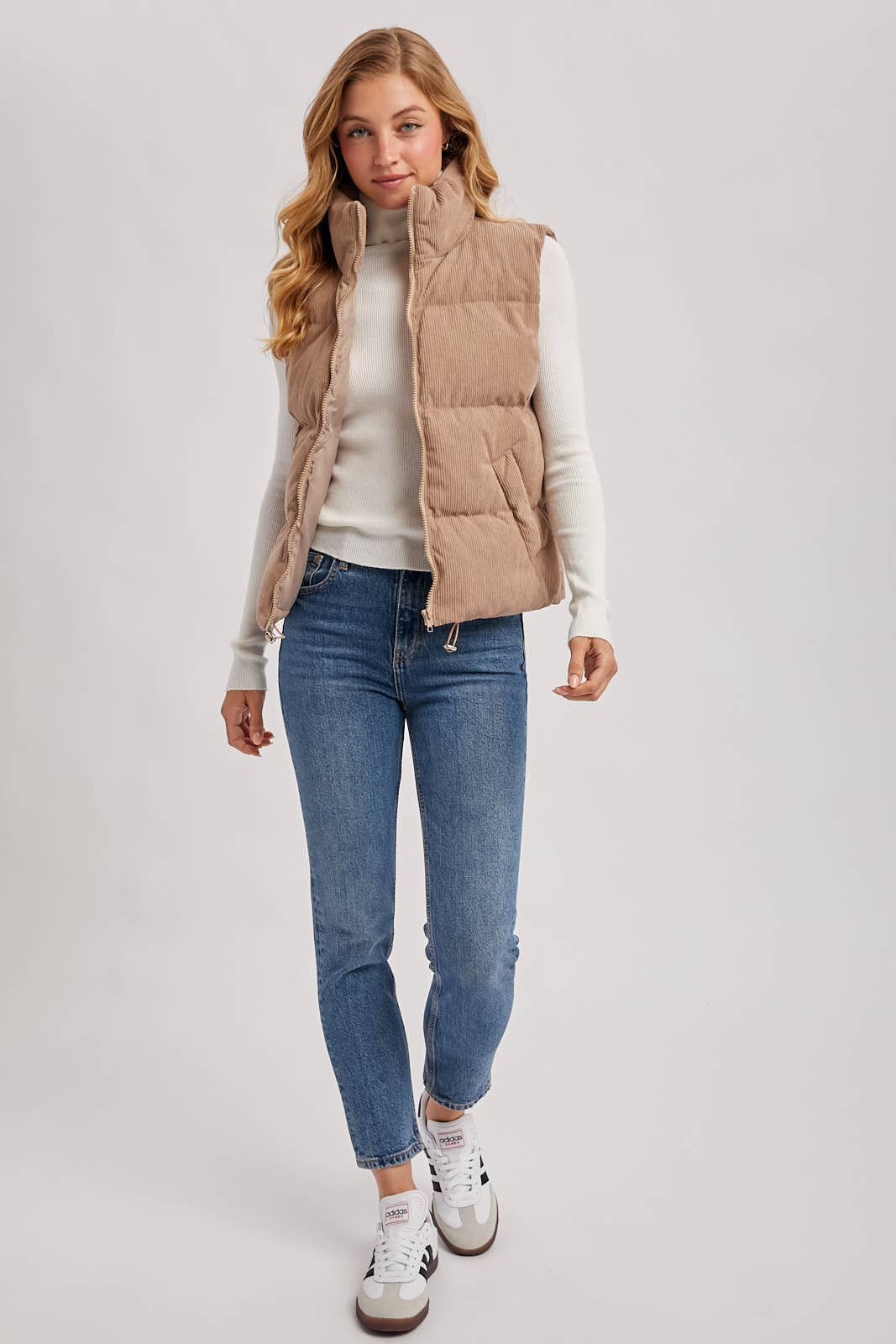 CORDUROY PUFFER VEST
