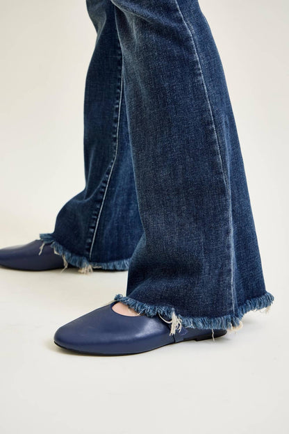 JB Flare Frayed Hem