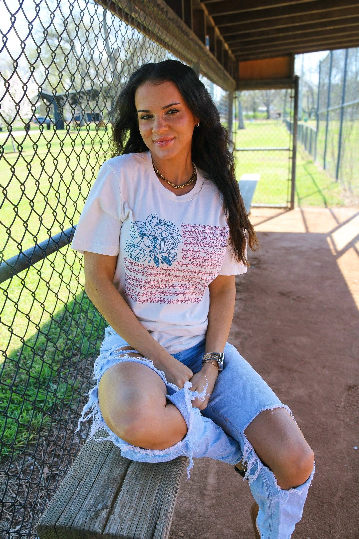 Flower Flag Tee