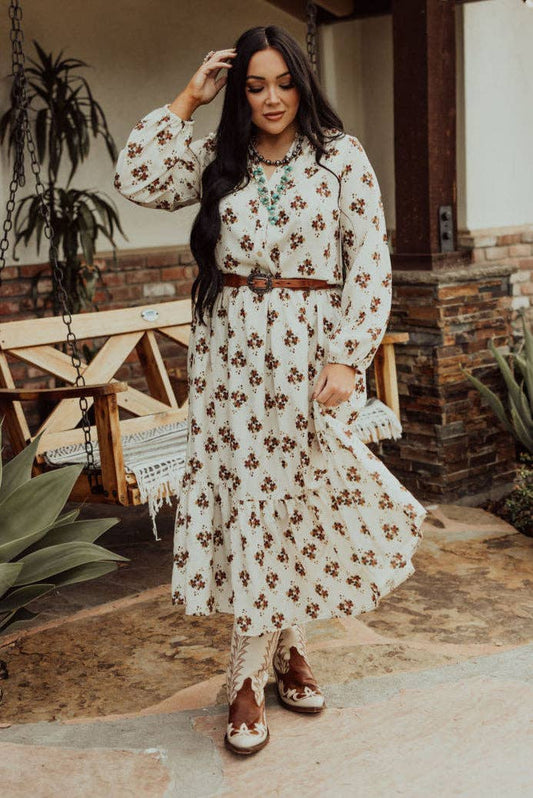 VINTAGE FLORAL DRESS