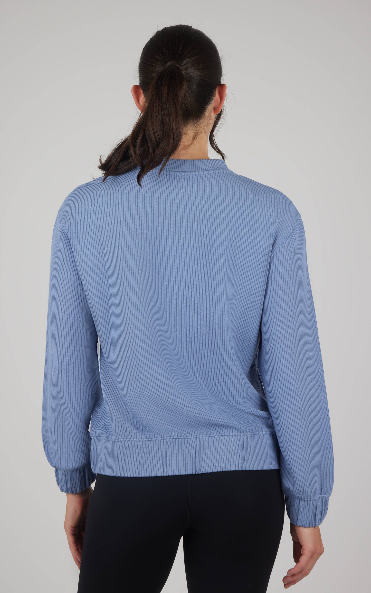 Scuba Rib Crew Neck with Pockets