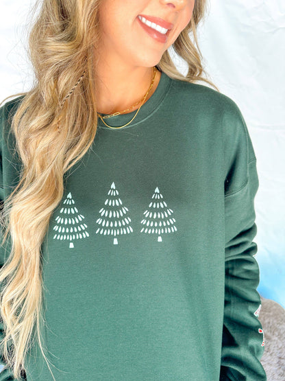 Merry Christmas Plaid Sweashirt