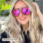Women’s Aviator Polarized Everyday Chic: Hot pink