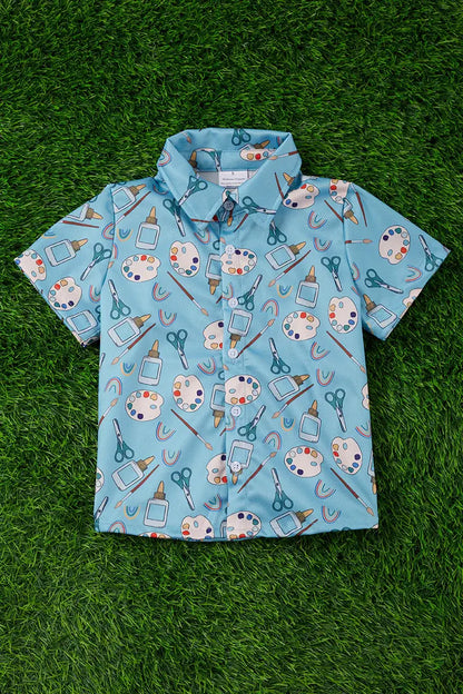 ART CLASS BUTTON UP