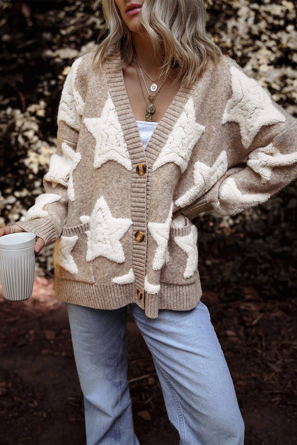 Star Knit Cardigan