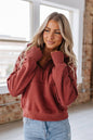 Ribbed Thumbhole Sweatshirt