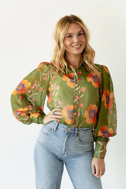 Wild Poppy Blouse