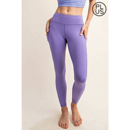 Butter Basic Leggings in Lavender