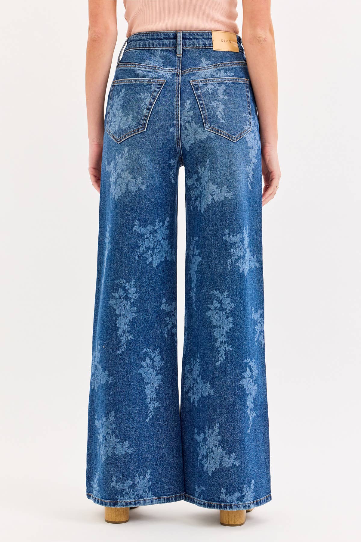 High Rise Floral Wide Leg