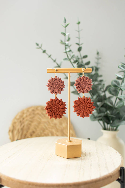 Fall Sunflower Dangle