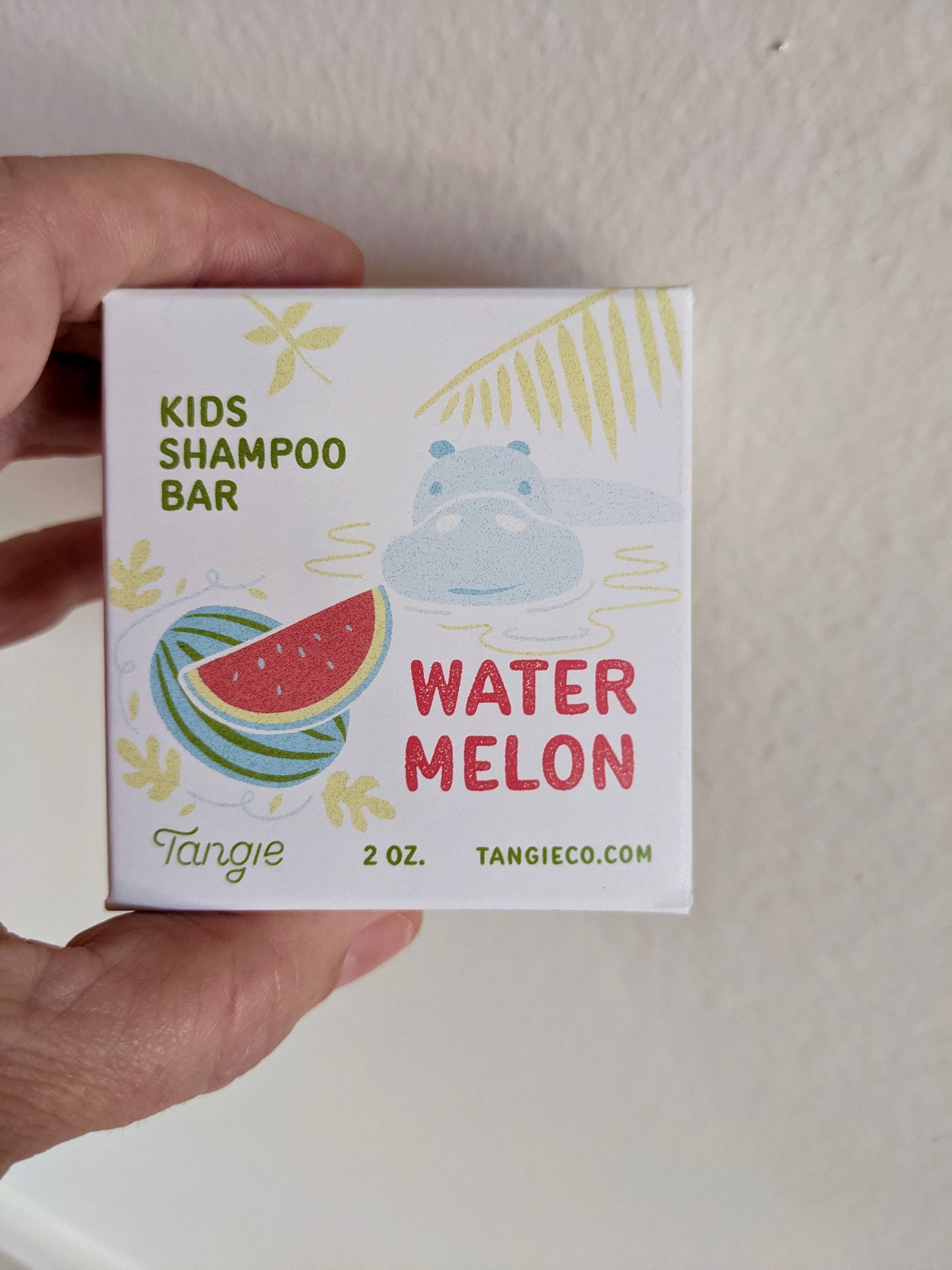 Kids Summer Watermelon Shampoo Bar by Tangie. USA