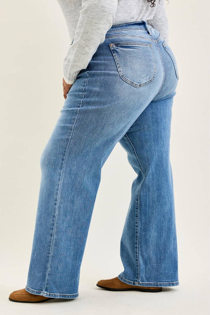 HW Vintage Wash Retro Wide Leg - PLUS: MD / 16W