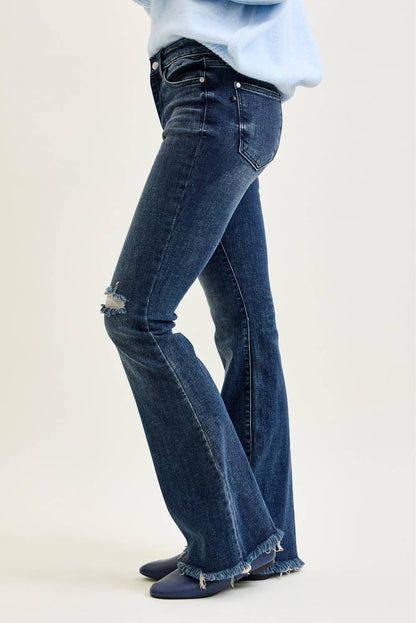 JB Flare Frayed Hem