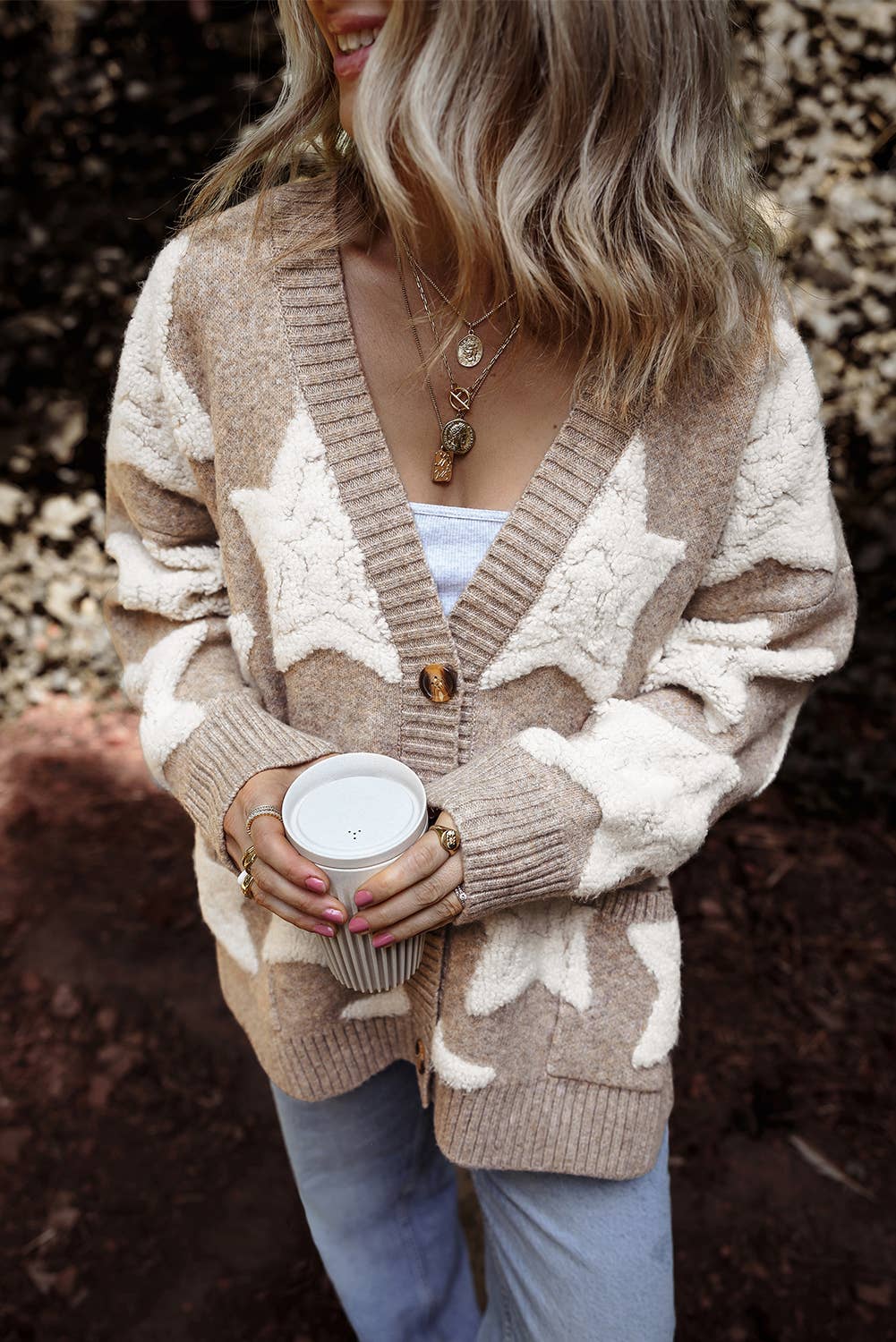 Star Knit Cardigan