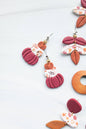 Fall Cottage Collection: Pumpkin Stack Dangles