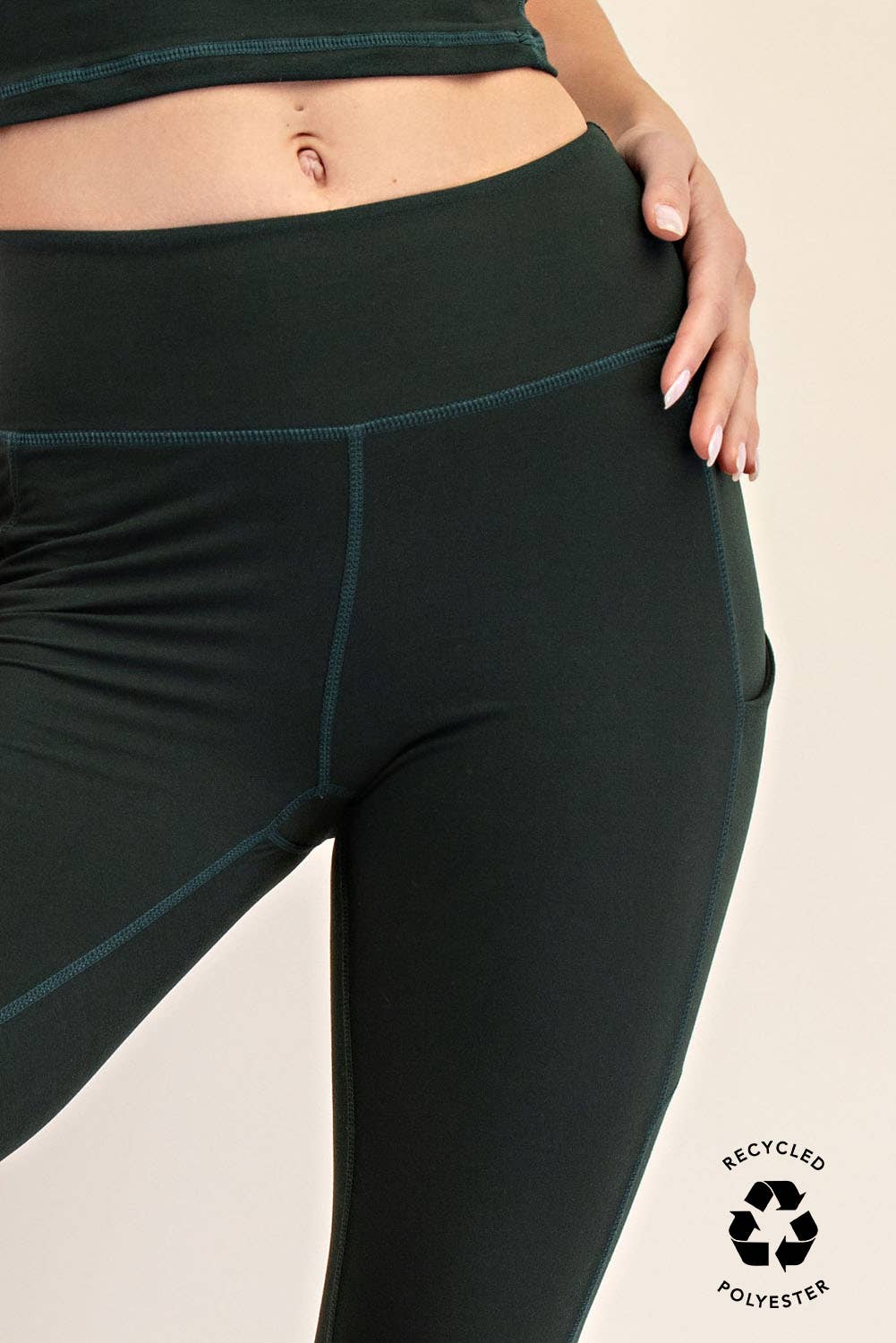 BUTTER BASIC LEGGING WITH POCKETS Green