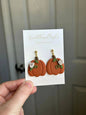 Pumpkin rose dangle