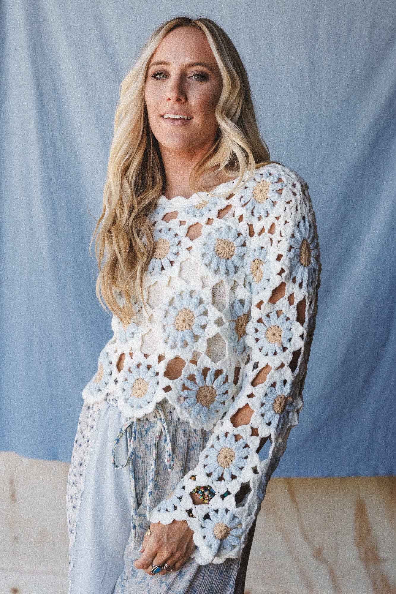 Sky Dreams Crochet Top