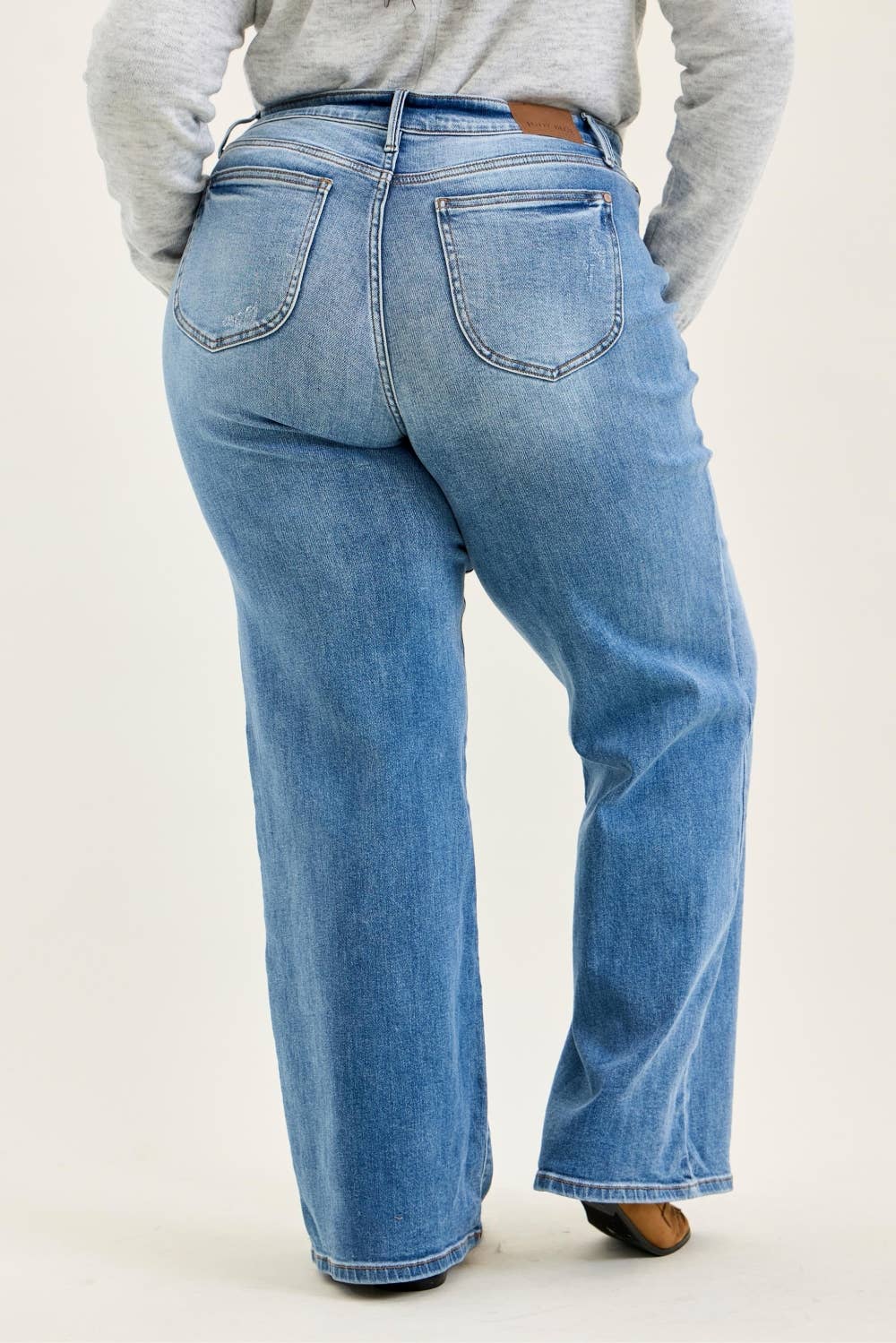 HW Vintage Wash Retro Wide Leg - PLUS: MD / 16W