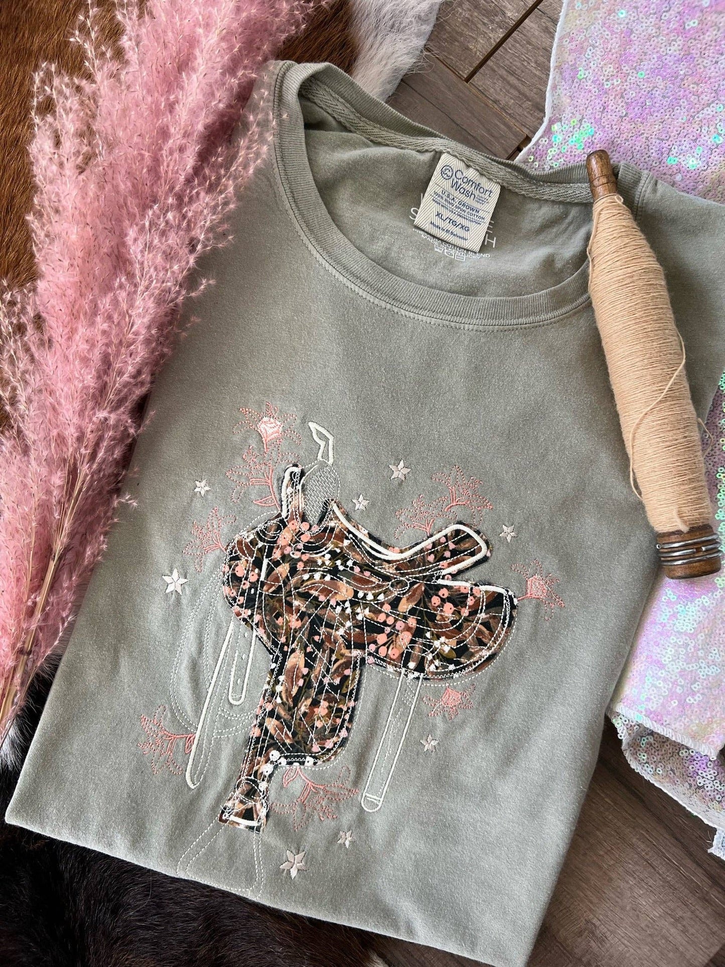 Saddle up Handmade Tee