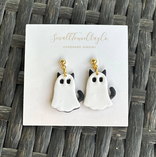 Ghost Cat Dangle