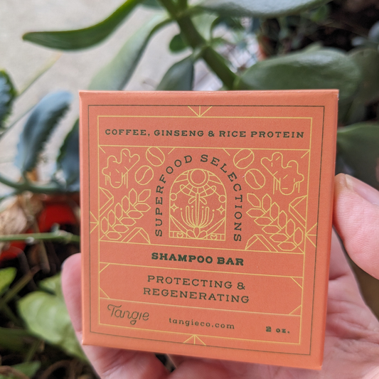 Protecting & Regenerating Shampoo Bar by Tangie. zero waste. USA