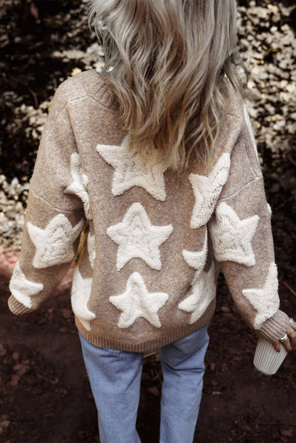 Star Knit Cardigan