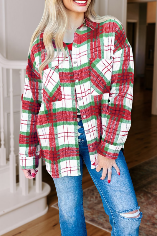 Christmas Plaid Shacket