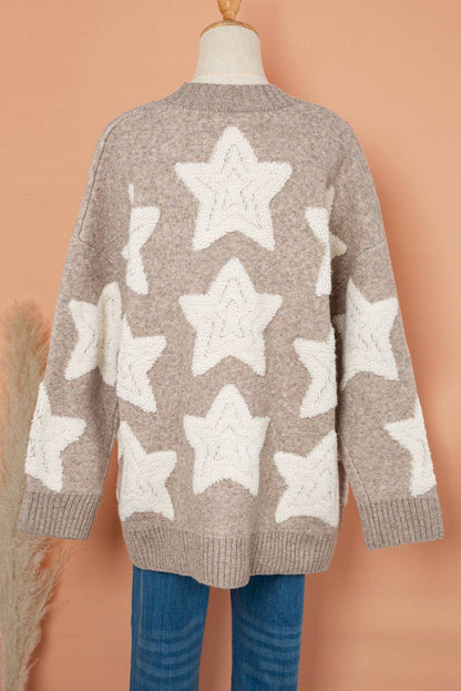 Star Knit Cardigan