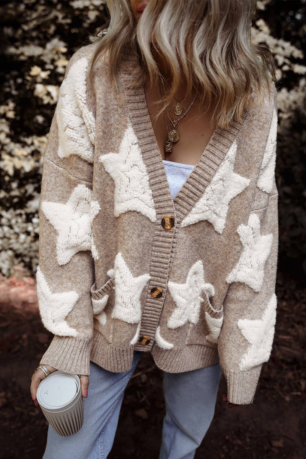 Star Knit Cardigan