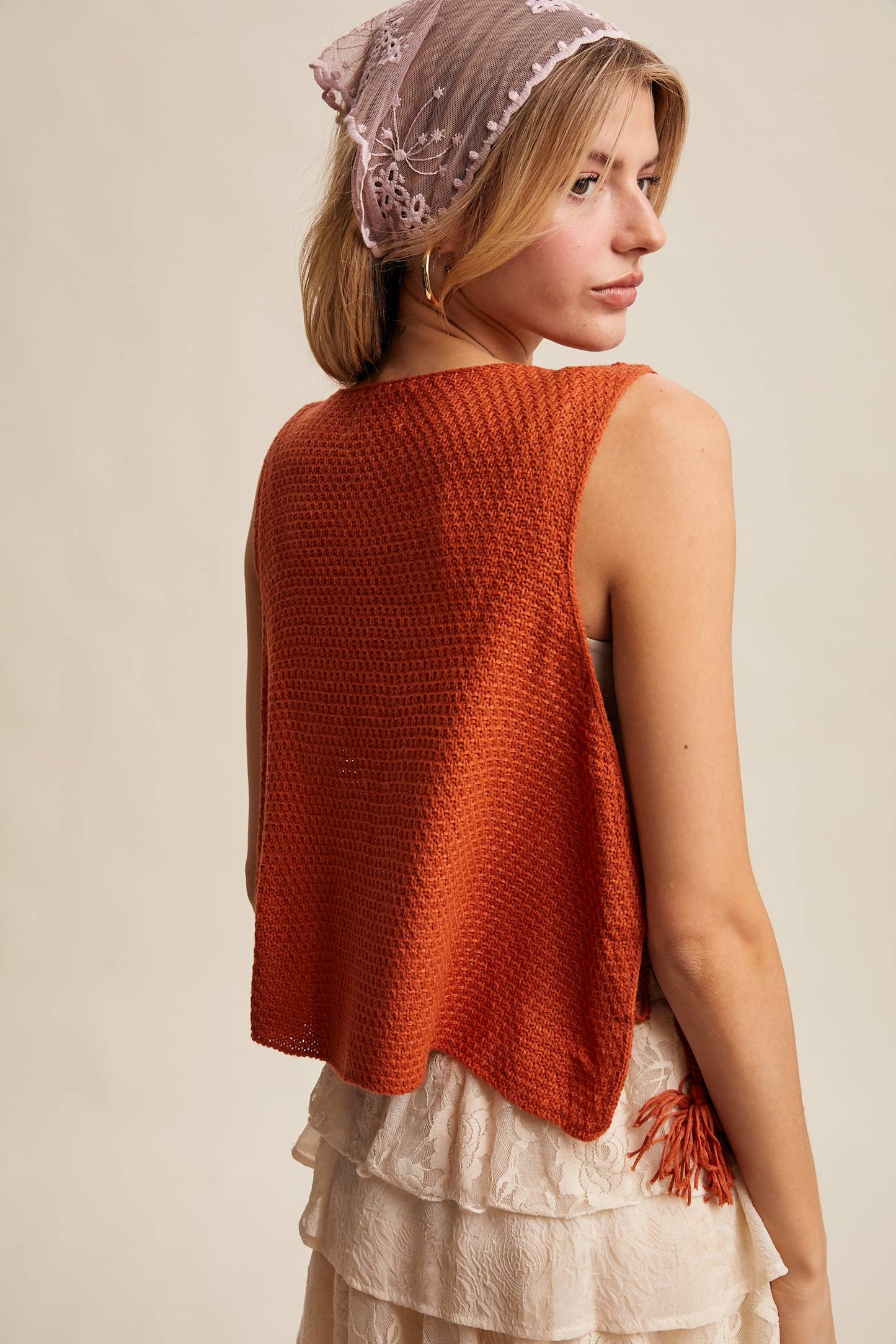 Crochet Granny Square Vest