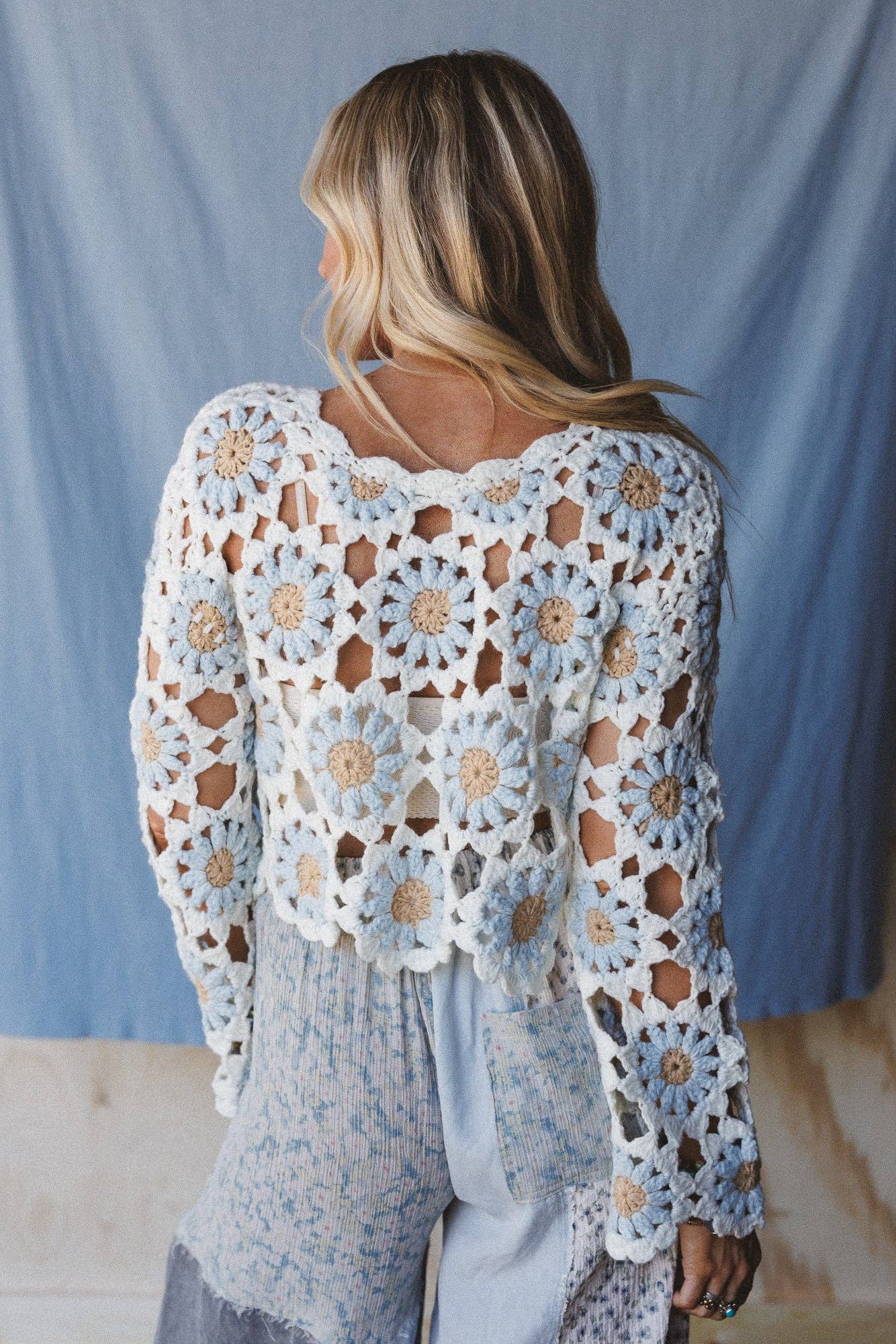 Sky Dreams Crochet Top